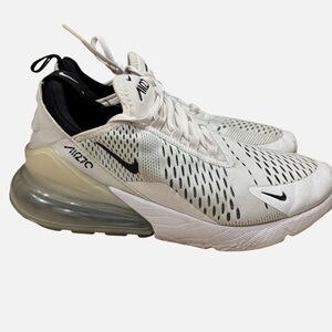 Women's Size 8 - Nike Air Max 270 White Black Running Shoes AH6789-100